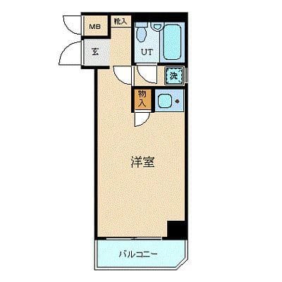 マートルコート中目黒第2 805 間取り図