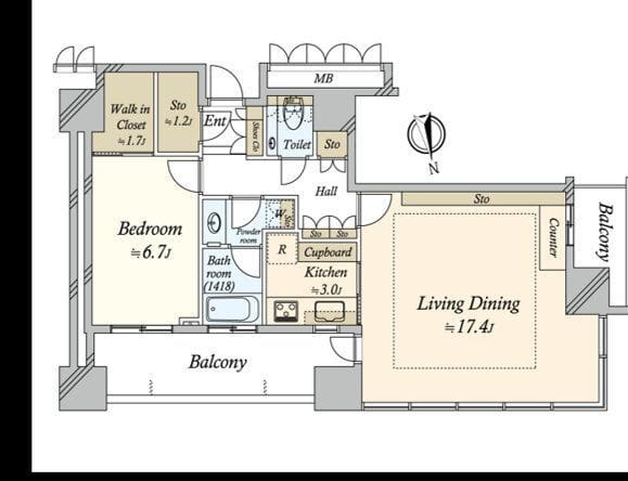 パークタワー目黒 1501
