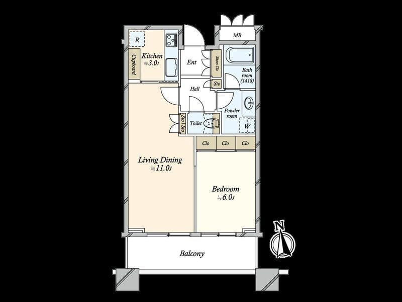 パークタワー目黒 806