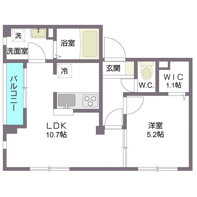 アクロメゾン 201 間取り図
