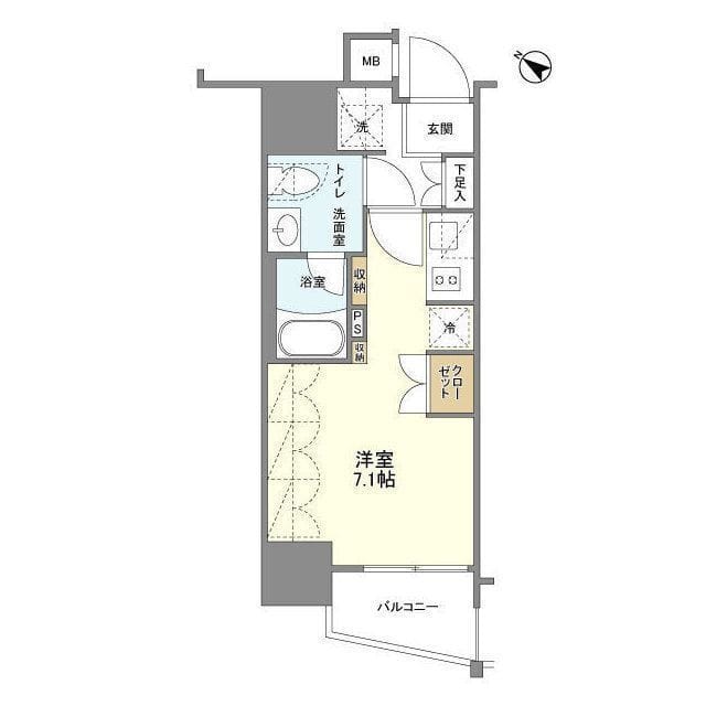 SIL西五反田 0905 間取り図