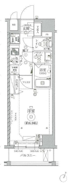 クレイシア戸越公園 102