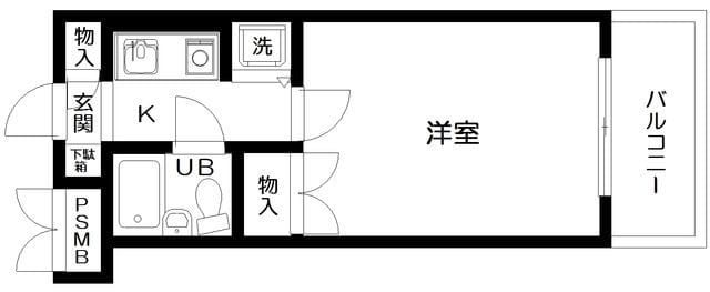 日神パレス桜上水 302 間取り図
