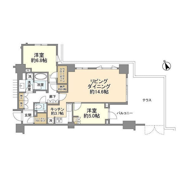 ミッドガーデン赤坂氷川 110