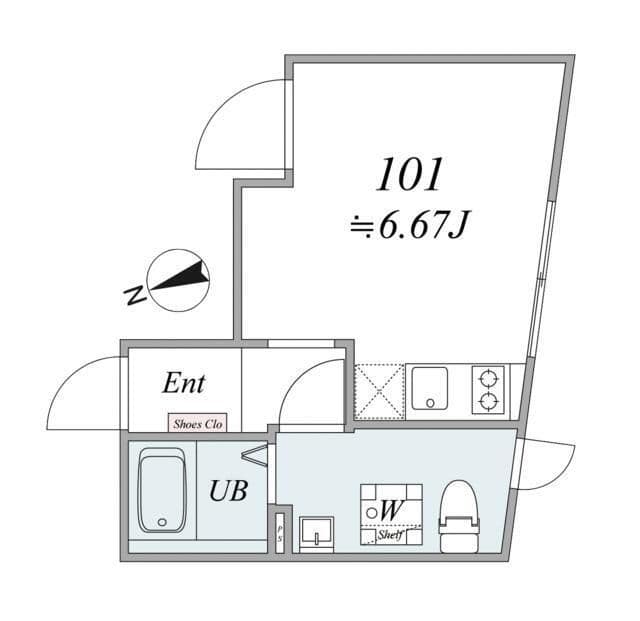 Rei trias 101 間取り図