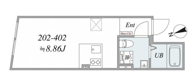 Rei trias 202 間取り図