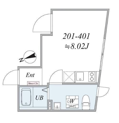Rei trias 401 間取り図