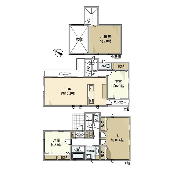 南久が原戸建 0 間取り図