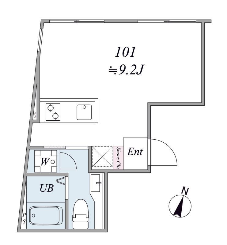 the trias ikebukuro 101 間取り図