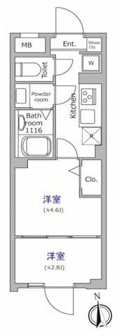 グローリオシェルト池袋本町 0406