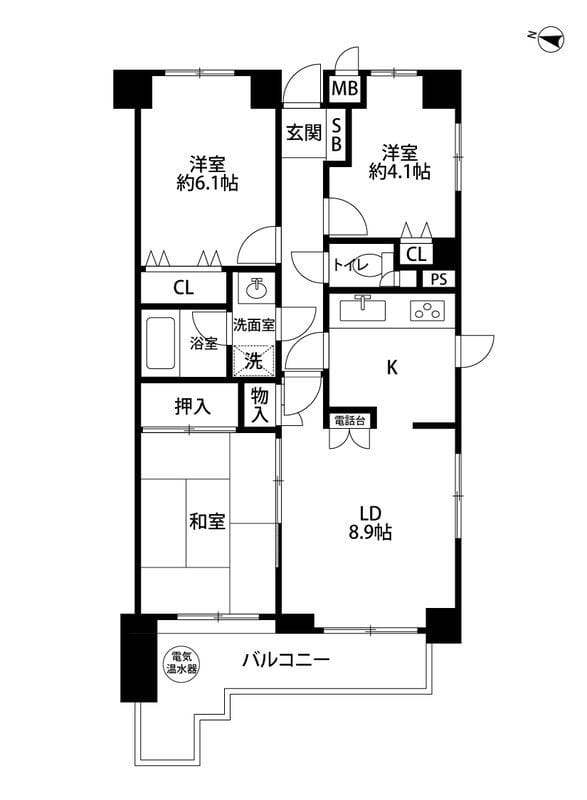 フラット三ツ沢公園 203