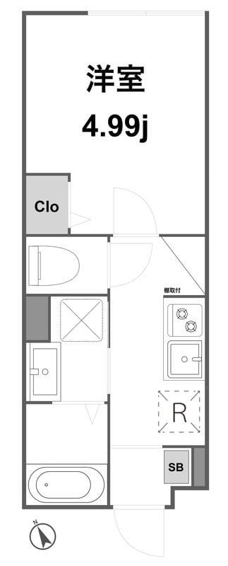 Luxe TM 204 間取り図