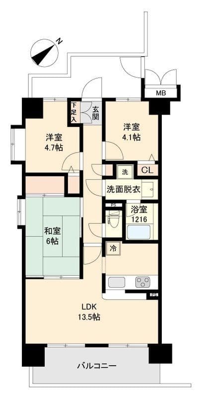 RJRリクロス立石 0201 間取り図