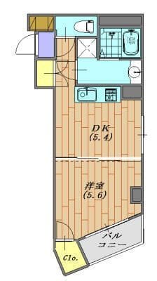 ヴィラ・フィオーレ 103 間取り図
