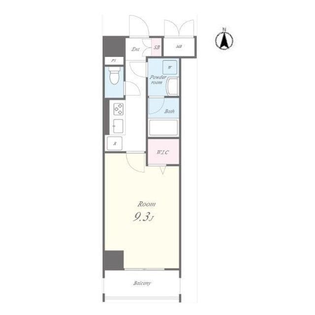 N’s PARK Residence 高田馬場 506 間取り図