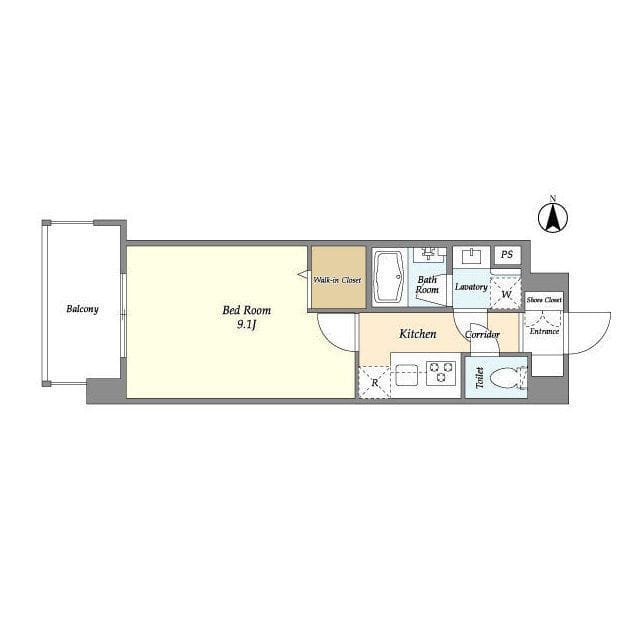 N’s PARK Residence 高田馬場 903 間取り図