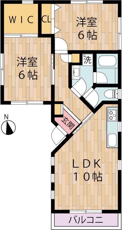 渡田3丁目アパート 2階の写真