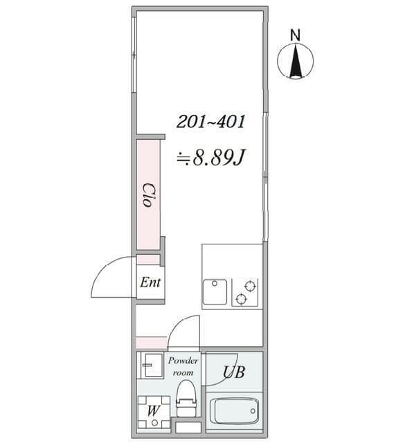 trias611 201 間取り図