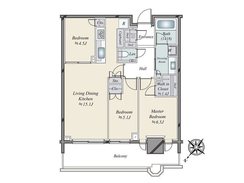 パークタワー勝どきミッド 2310