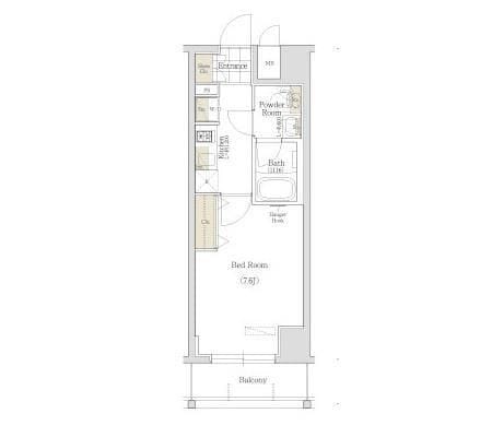 アーバネックス秋葉原EASTⅡ 302 間取り図