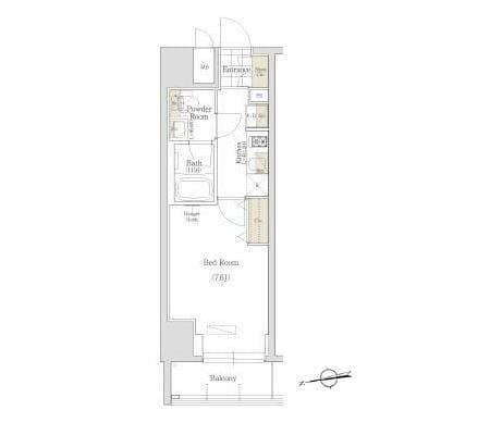 アーバネックス秋葉原EASTⅡ 304 間取り図