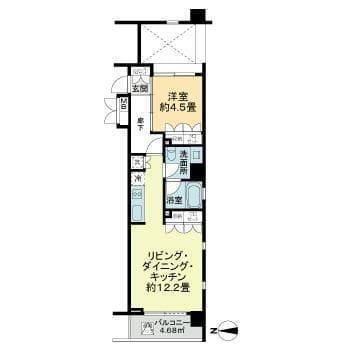 お茶の水S.C.ハウス 0602 間取り図