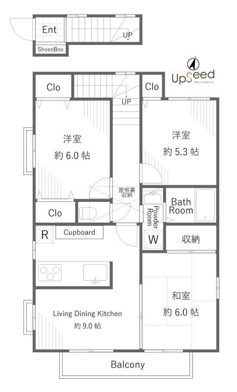 西落合三丁目戸建 2階 2階の写真