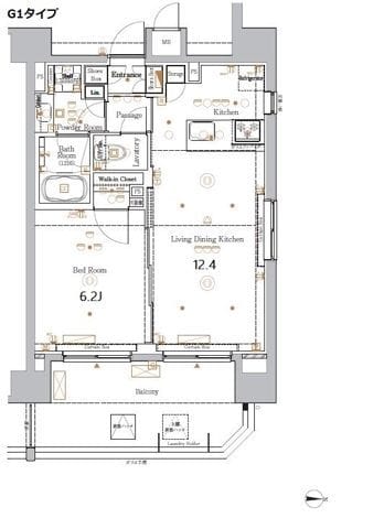 ラクラス蒲田Ⅱ 1203