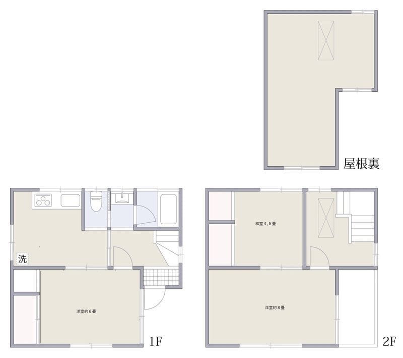 小石川の戸建て2 23.8万円/10,000円/なし