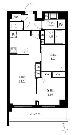 アーバンパーク船堀Ⅱ 101 間取り図