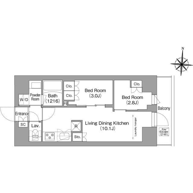 コンフォリア・リヴ南品川 0101