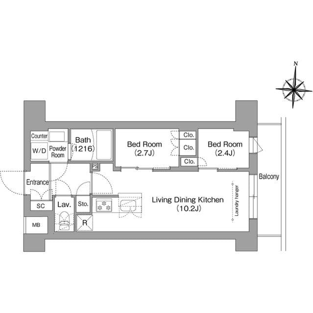 コンフォリア・リヴ南品川 0102