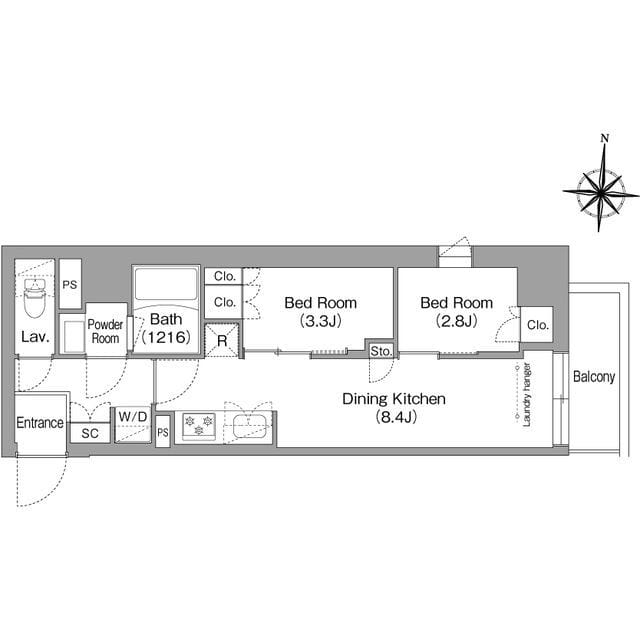 コンフォリア・リヴ南品川 0104
