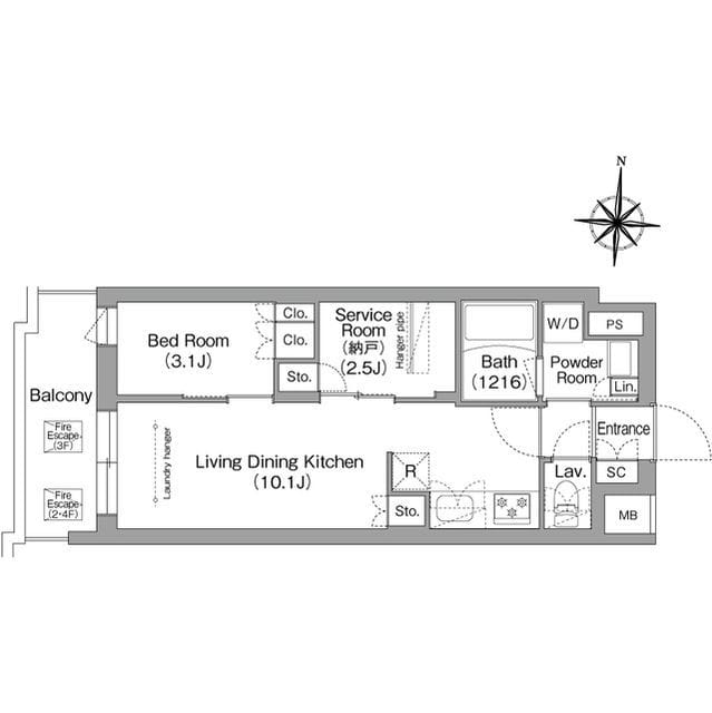 コンフォリア・リヴ南品川 0223