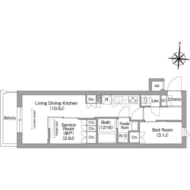 コンフォリア・リヴ南品川 0224