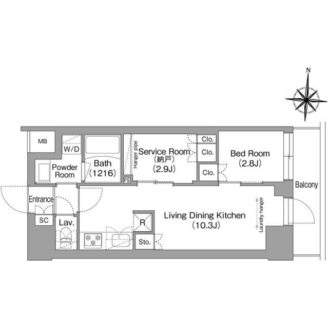 コンフォリア・リヴ南品川 0306