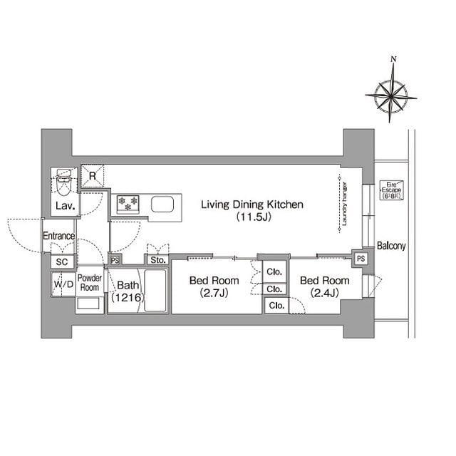 コンフォリア・リヴ南品川 0403