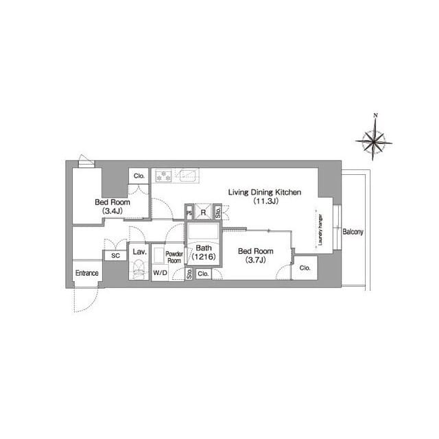 コンフォリア・リヴ南品川 0604