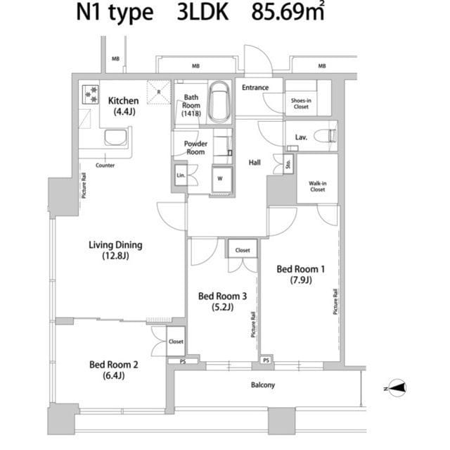 品川ハート ビュータワー 2502