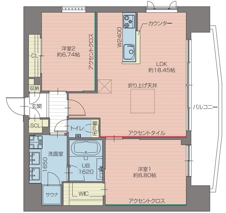 プレジオ池袋NORTH 1301 間取り図