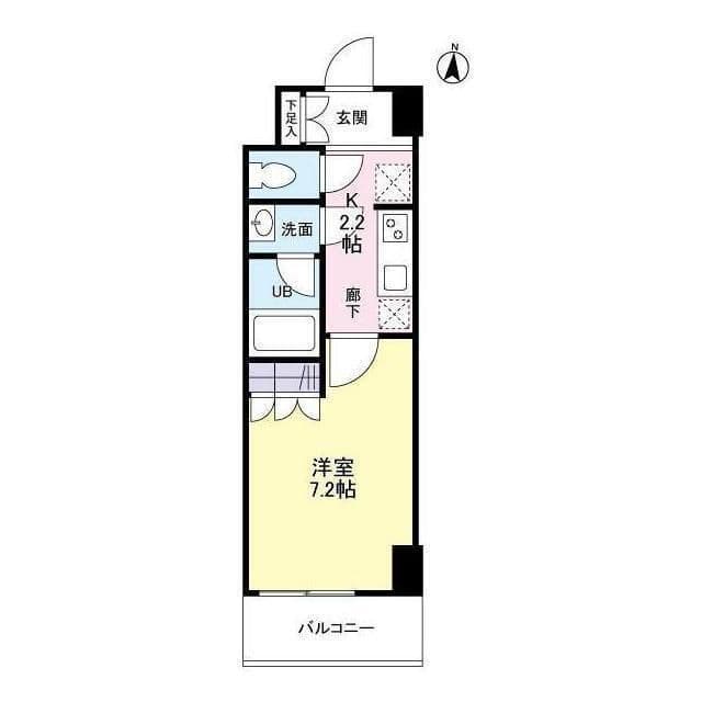 スカイタウン押上 503 間取り図