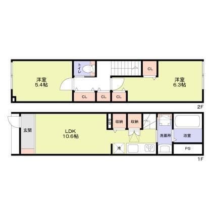 テラスハウス井荻 103 間取り図