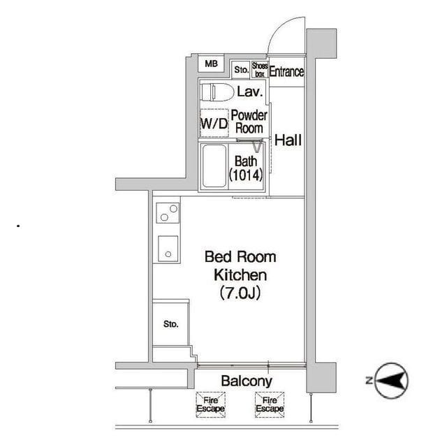 コンフォリア大森トロワ 305 間取り図