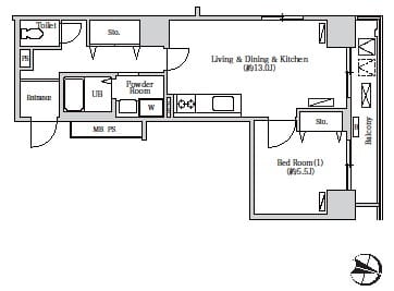 トリニティー芝浦 1101
