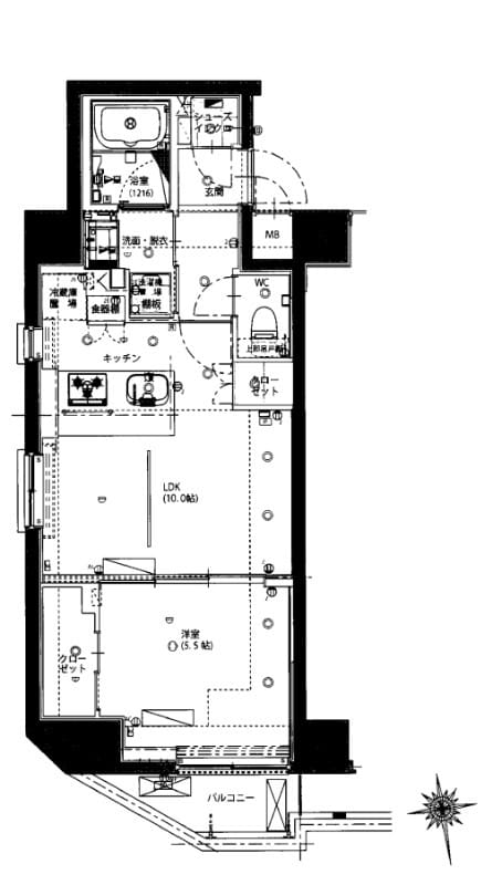 ハーモニーレジデンス神楽坂 206