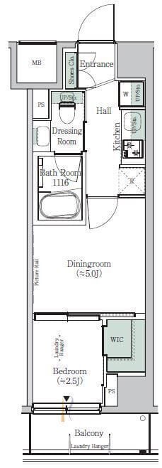 ONE ROOF RESIDENCE KIBA WEST 204