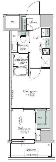 ONE ROOF RESIDENCE KIBA WEST 904