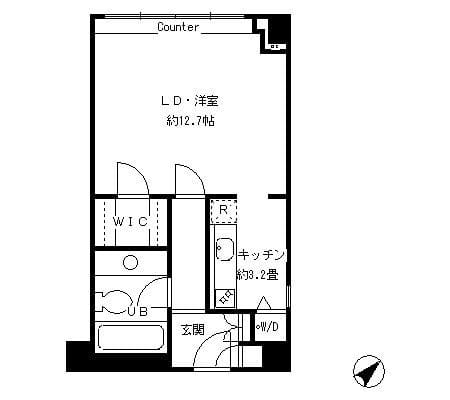KDXレジデンス南青山 207 間取り図