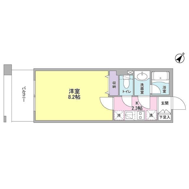 プロスペクト東雲橋 0818 間取り図