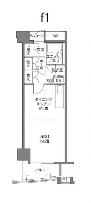 ファンテ 206 間取り図